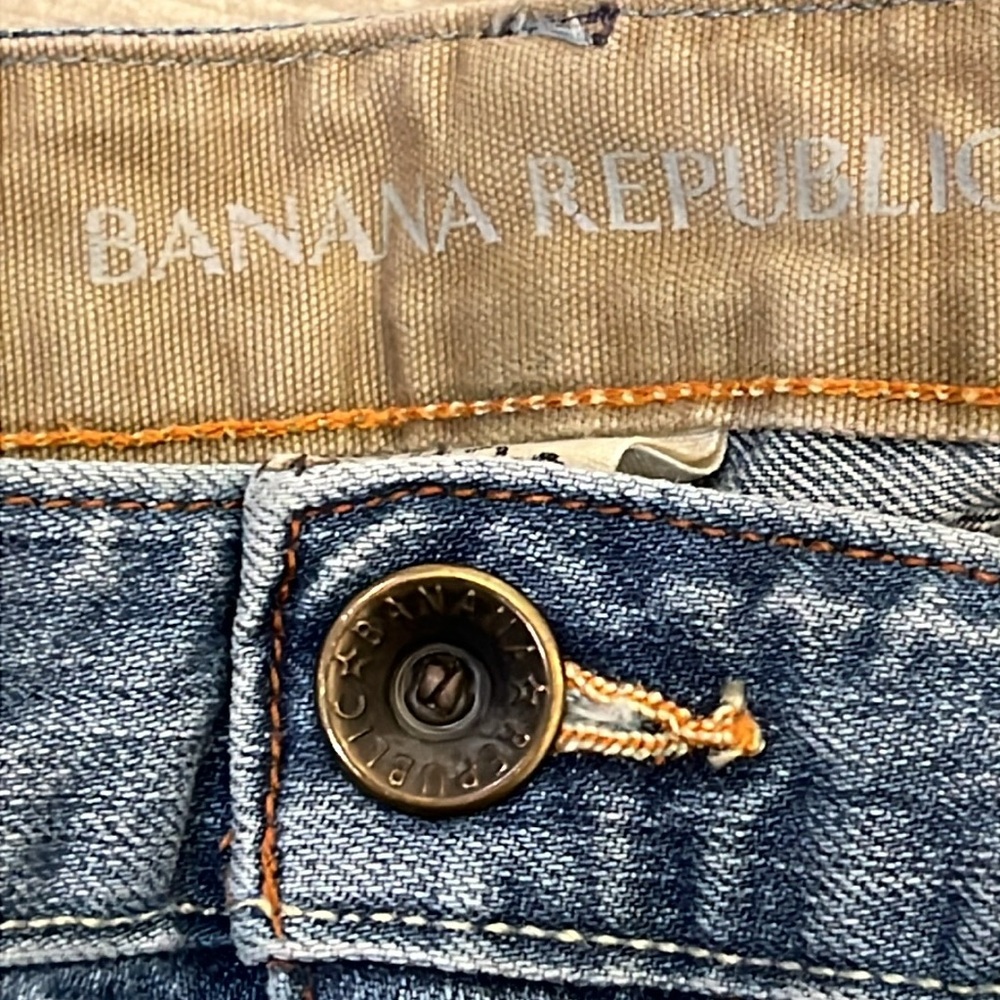 Vintage‎ Banana Republic Men’s Jeans Size 35 X 28 Color Blue